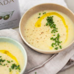 Leek and Potato Soup with Extra Virgin Olive Oil