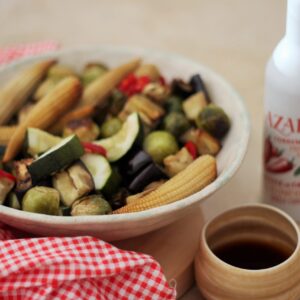 Grilled Vegetables with an Asian Dressing 1