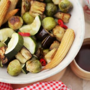 Grilled Vegetables with an Asian Dressing 3